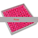 81Pcs Rose Bath Body Flower Floral Soap Scented Rose Flower Essential Wedding Valentine'S Day Gift Holding flowers