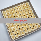 81Pcs Rose Bath Body Flower Floral Soap Scented Rose Flower Essential Wedding Valentine'S Day Gift Holding flowers