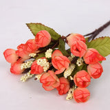 Silk Small artificial Rose Daisy Camellia flowers party home decor wedding decoration accessories mini fake flower gift 52032