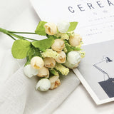 Silk Small artificial Rose Daisy Camellia flowers party home decor wedding decoration accessories mini fake flower gift 52032