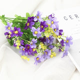 Silk Small artificial Rose Daisy Camellia flowers party home decor wedding decoration accessories mini fake flower gift 52032