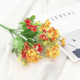 Silk Small artificial Rose Daisy Camellia flowers party home decor wedding decoration accessories mini fake flower gift 52032