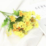 Silk Small artificial Rose Daisy Camellia flowers party home decor wedding decoration accessories mini fake flower gift 52032