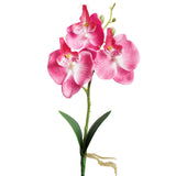 Hot Selling New 1pc 25cm Wedding Decoration Artificial Flowers Triple Head Artificial Butterfly Orchid Silk Flower Home Wedding