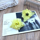 12PCS Simulated Silk Small Rose Flower  DIY Hairpin Flower  Wedding Scarlet  4.5CM