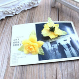 12PCS Simulated Silk Small Rose Flower  DIY Hairpin Flower  Wedding Scarlet  4.5CM