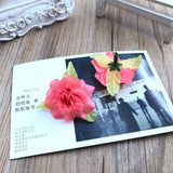 12PCS Simulated Silk Small Rose Flower  DIY Hairpin Flower  Wedding Scarlet  4.5CM