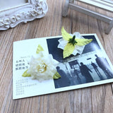 12PCS Simulated Silk Small Rose Flower  DIY Hairpin Flower  Wedding Scarlet  4.5CM