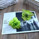 12PCS Simulated Silk Small Rose Flower  DIY Hairpin Flower  Wedding Scarlet  4.5CM