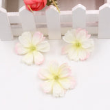 New 10pcs 4.5cm artificial silk plum flower head wedding home decoration DIY flower wall decoration scrapbook craft flower