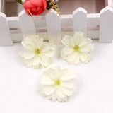 New 10pcs 4.5cm artificial silk plum flower head wedding home decoration DIY flower wall decoration scrapbook craft flower