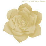 QIFU DIY Paper Flowers Wall Decorations Children Photo Background Artificial Flower For Wedding Favors And Gifts Paper Flowers