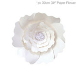 QIFU DIY Paper Flowers Wall Decorations Children Photo Background Artificial Flower For Wedding Favors And Gifts Paper Flowers