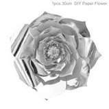 QIFU DIY Paper Flowers Wall Decorations Children Photo Background Artificial Flower For Wedding Favors And Gifts Paper Flowers