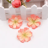 10pcs 4cm Artificial Silk Plum Blossom Flower Wedding Decorative Flower DIY Wreath Gift Cut & Clip Craft Fake Flower Decoration