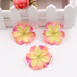 10pcs 4cm Artificial Silk Plum Blossom Flower Wedding Decorative Flower DIY Wreath Gift Cut & Clip Craft Fake Flower Decoration