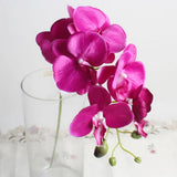 Fashion Orchid Artificial Flowers DIY Artificial Butterfly Orchid Silk Flower Bouquet Phalaenopsis Wedding Home Decoration