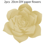 QIFU DIY Paper Flowers Wall Decorations Children Photo Background Artificial Flower For Wedding Favors And Gifts Paper Flowers