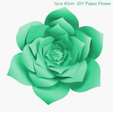 QIFU DIY Paper Flowers Wall Decorations Children Photo Background Artificial Flower For Wedding Favors And Gifts Paper Flowers